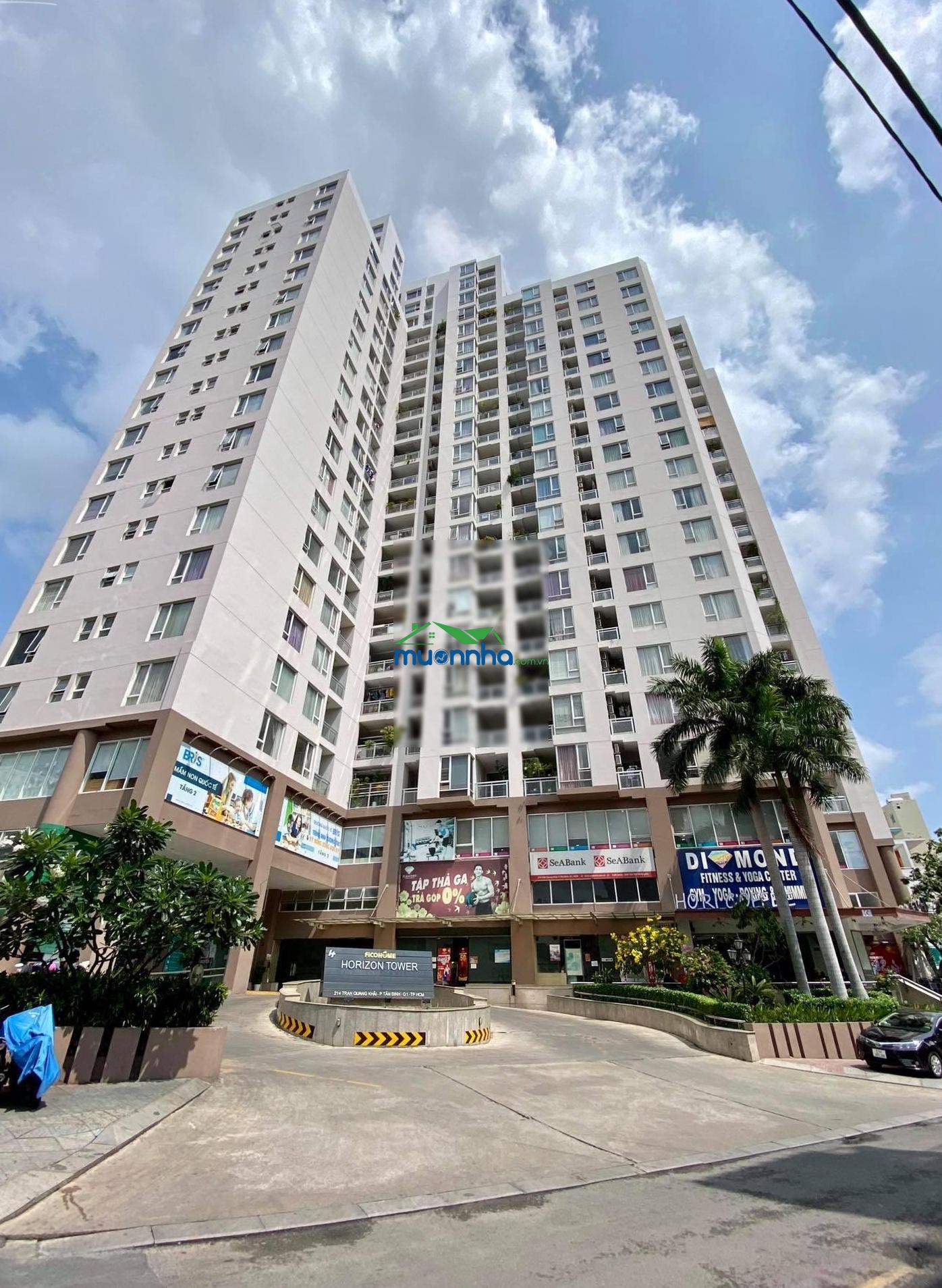 Cần cho thuê căn hộ chung cư horizon quận 1, dt: 105m2, 2pn, full nội thất, giá: 21 triệu, giá thực