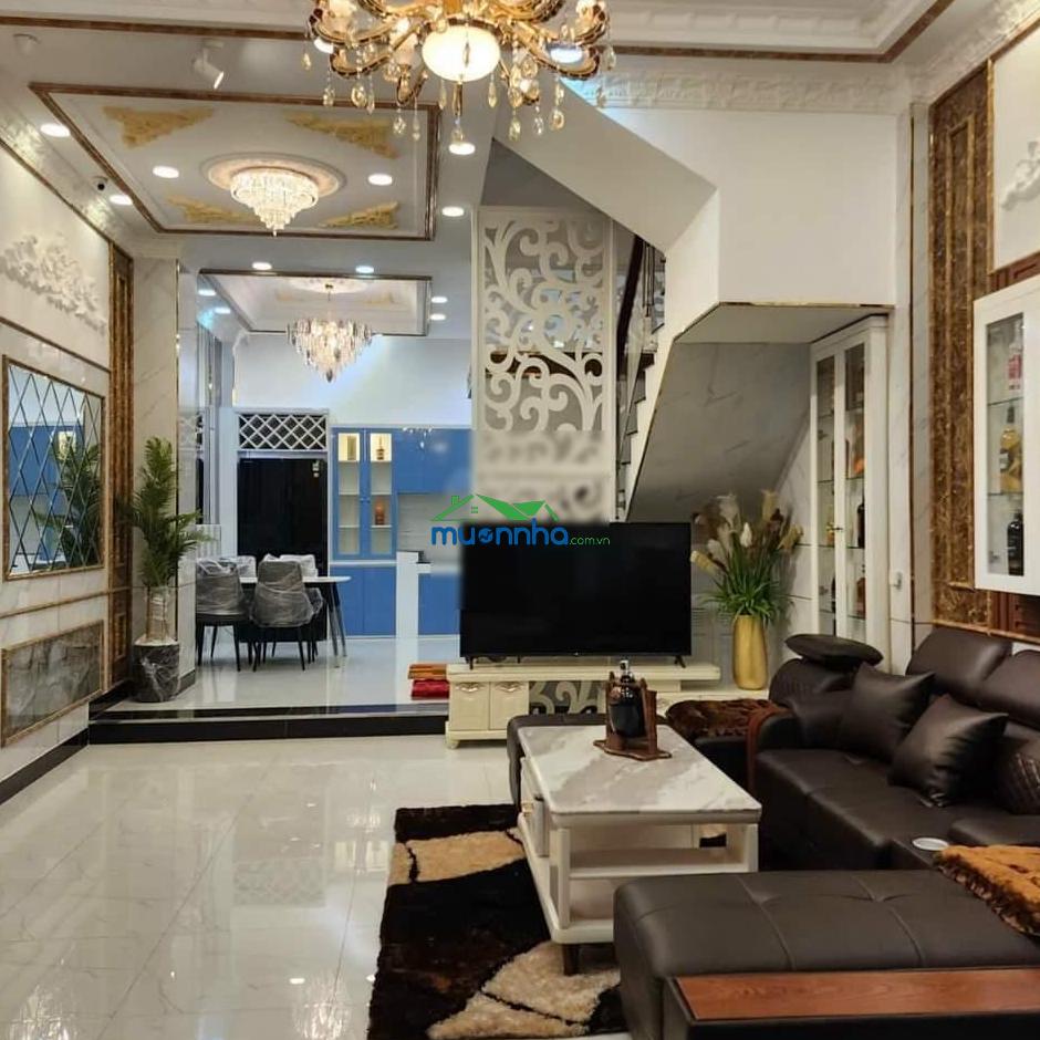 Bán nhà 4 lầu 5pn 80m2 xã phước kiển huyện nhà bè