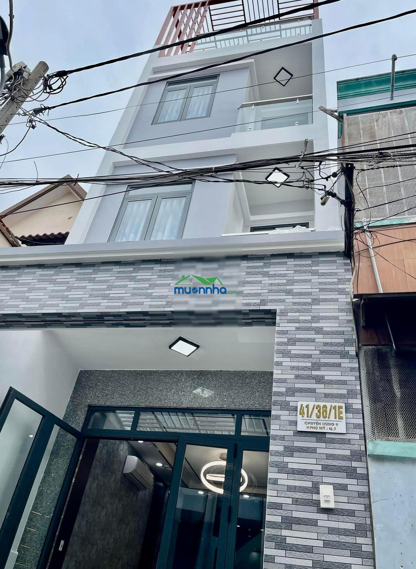 Bán nhà đường chuyên dùng 9 thông ra hẻm 1627 huỳnh tấn phát quận 7 full nội thất. lh 0788 911 *** - 2