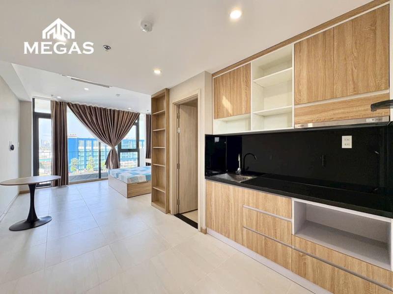 Studio bancon full nội thất – đón tết vào ở ngay trung tâm quận 7, gần rmit – tdtu, lotte mart, crescent mall, vivocity, kcx, q1, q4