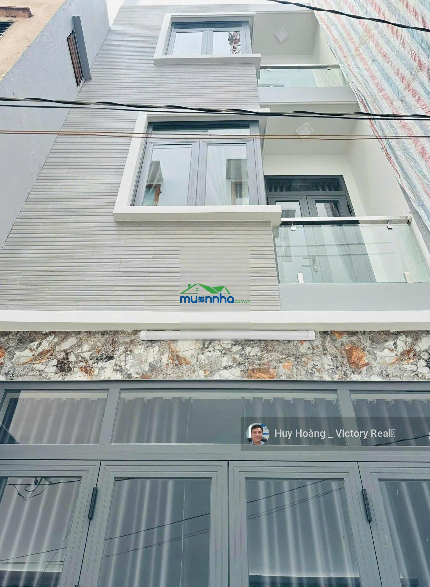 Bán nhà mới bùi thế mỹ, p.10 dt: 3.7x13m (49.3m²) - trệt 2 lầu st - 7.68 tỷ tl