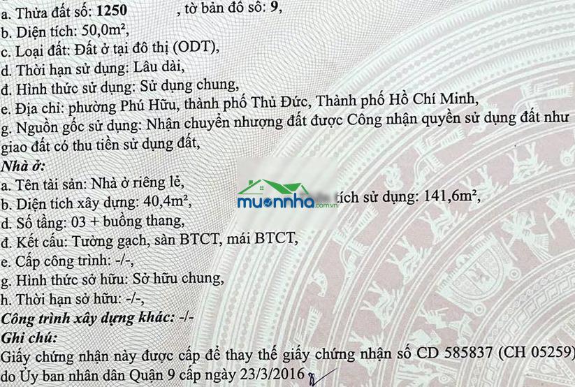 Hạ mạnh 400 triệu bán rẻ nhà 4 tầng, đã hoàn công, dt 50m2, dtsd gần 150m2, 1 sẹc bưng ông thoàn - 3