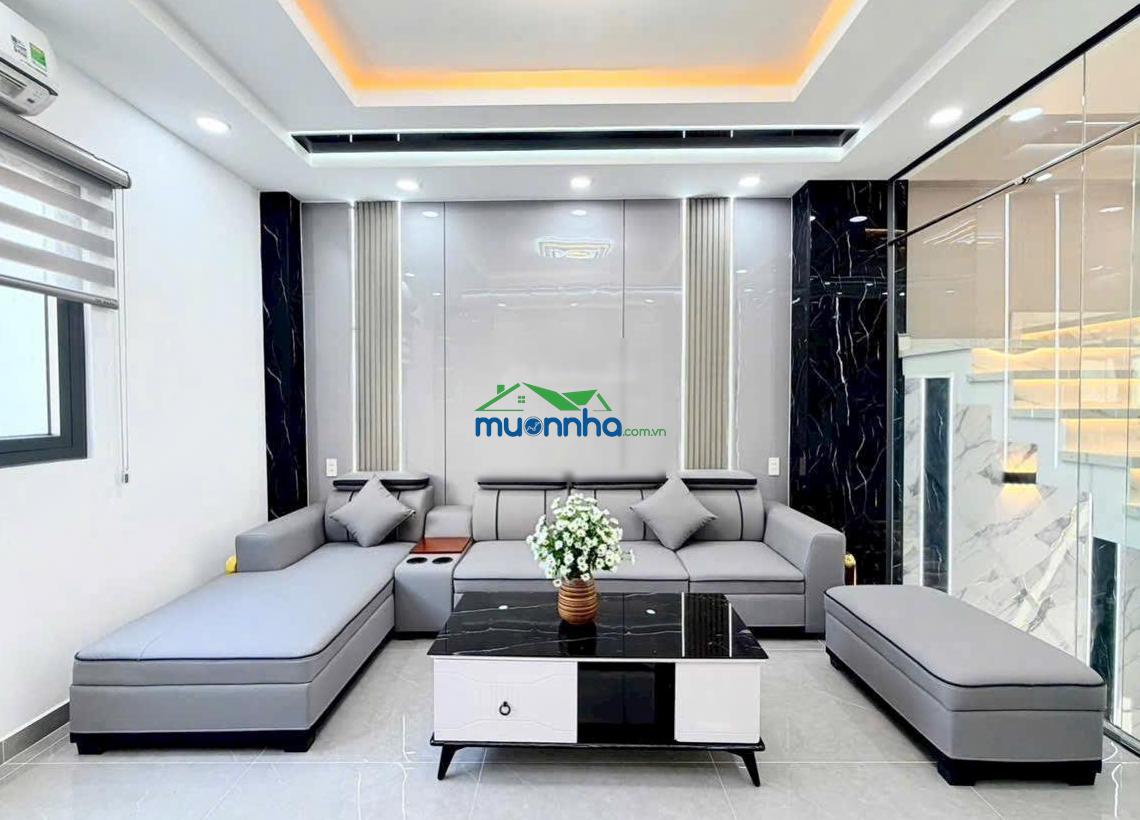 Bán nhà xây mới 4,5m x 15m. đúc 4 tấm. đường 6m cách lê văn khương 50m. phường thới an. q12 - 3