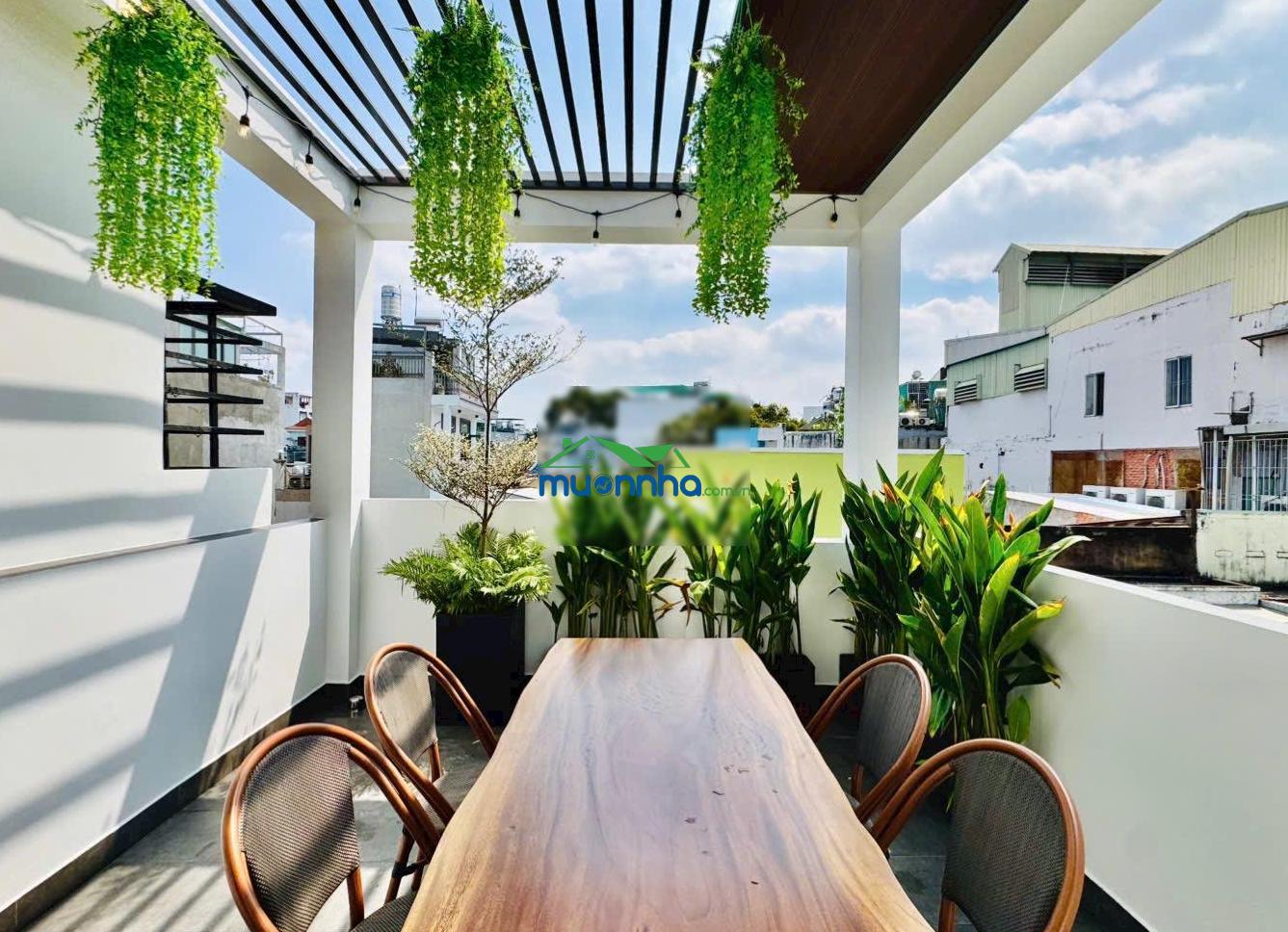 Nhà mới phan văn trị p7 gò vấp, 4pn full nt, gần vincom, đầu tư lời ngay hẻm 5m, sổ hồng riêng - 4