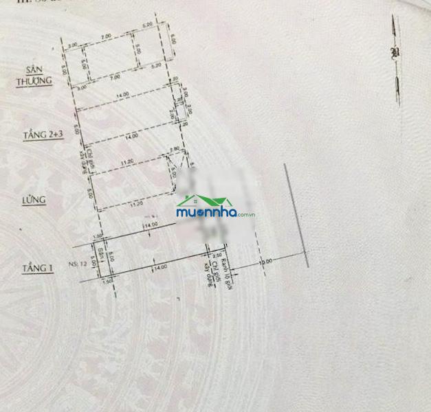 Bán gấp 13 tỷ giảm 10.5 tỷ- 5 tầng - 95m2 (5x19m) - đường 10m thông - phạm văn bạch - chợ tân trụ - 3
