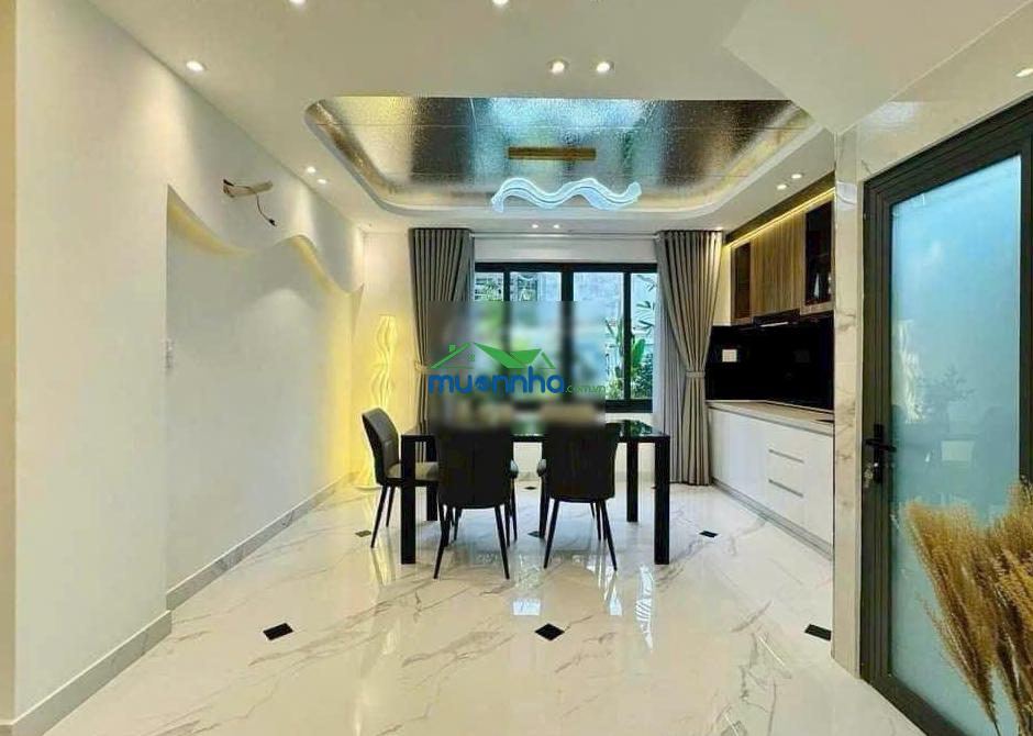 Có nhà ngay tân bình dưới 4 tỷ. nhà 55m² hoàng sa xây 1 trệt 3 lầu. sổ riêng hoàn công, hẻm 4m hơn - 4