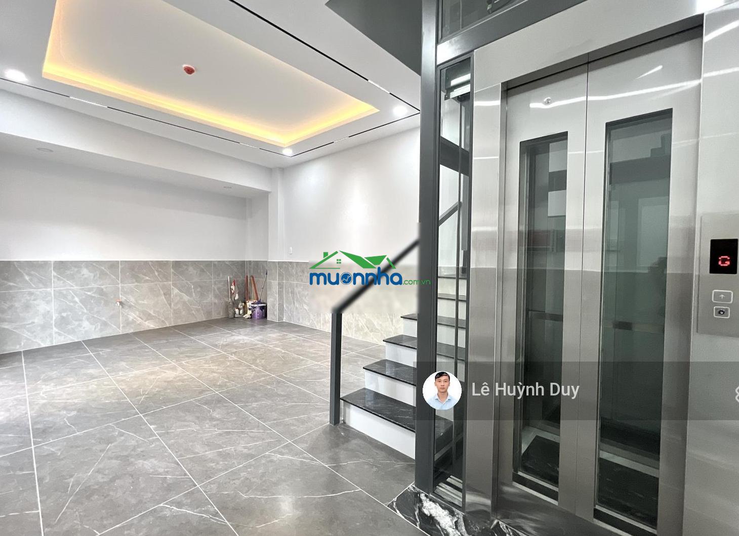 Phan xích long - thang máy - 80tr/th - 4 tầng - xe hơi ngủ - 5 chdv, 1 mbkd - ngang 4,5m - 14,99tỷ - 2