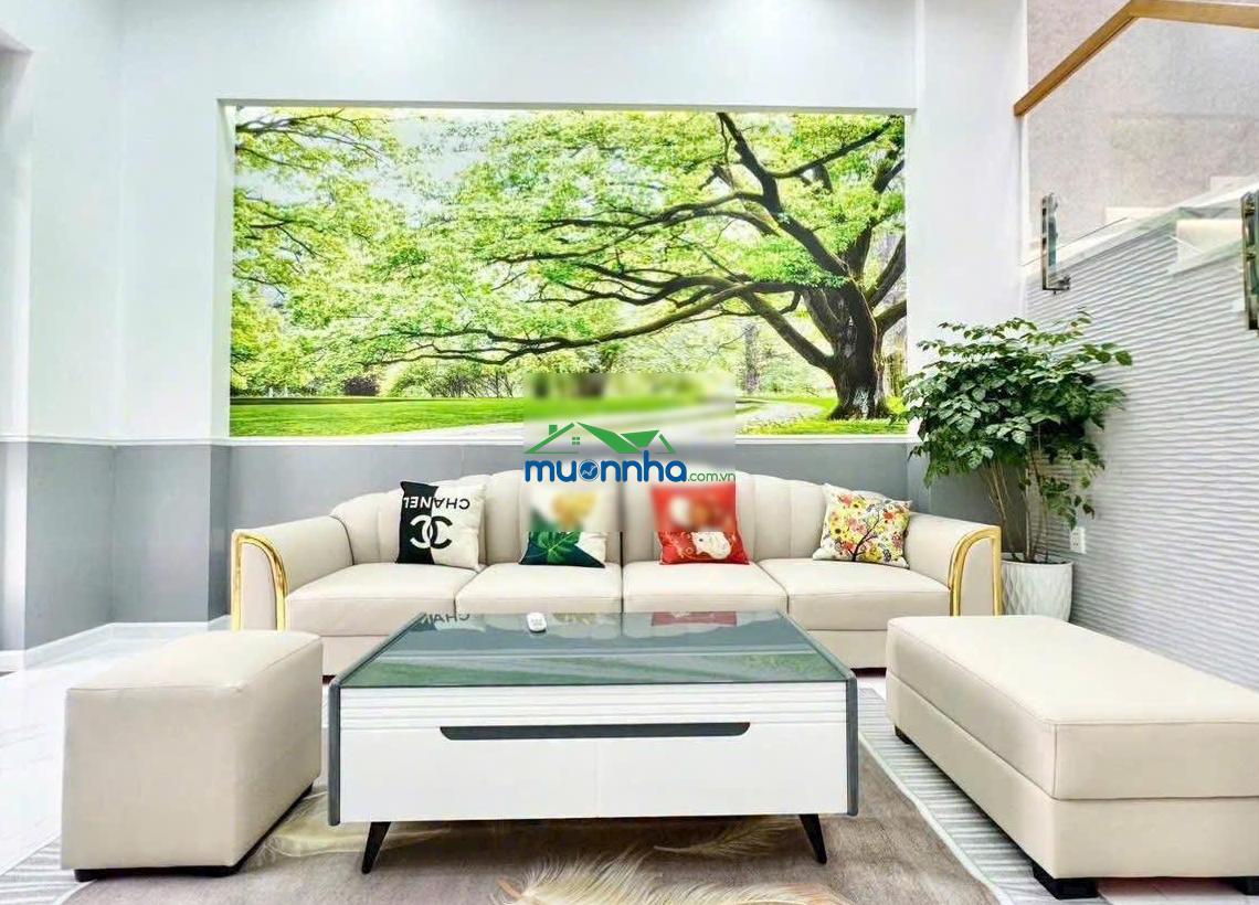 Bán nhà phường thới an, quận 12, xây mới, đường 6m thông, 3 phòng ngủ, 3 wc