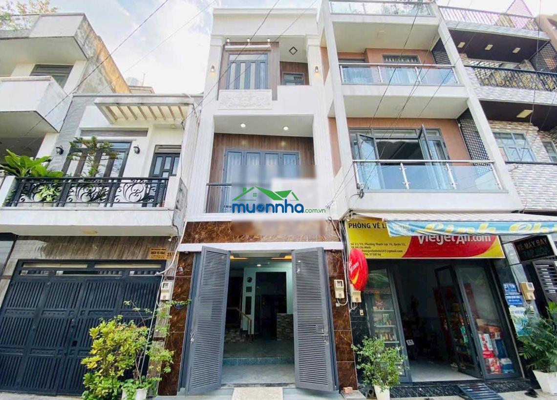 Nhà 3 lầu hẻm thông 8m tl16 qua tl15 sát ngã tư ga. tiện làm văn phòng - cty. dt 4.2m x 13m. vip - 4