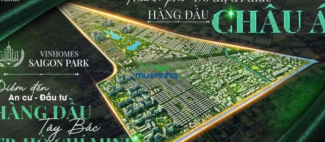 Vinhomes sài gòn park hóc môn - tâm điểm đầu tư mới cửa ngõ tây bắc