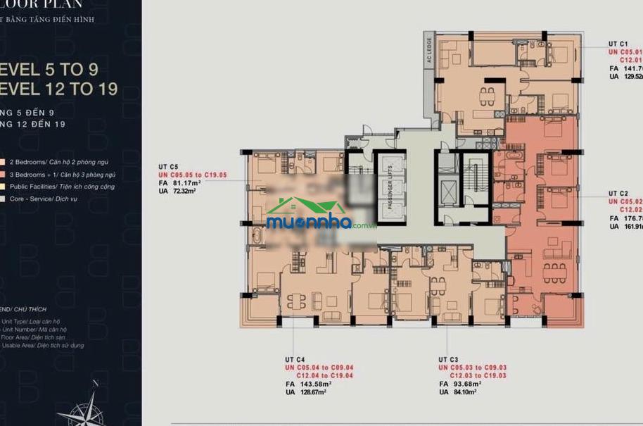 Mua từ cđt nhận ưu đãi, the berkley thảo điền, 2pn, 141,7 m², giá 21.3 tỷ, tỷ suất sinh lời cao - 3
