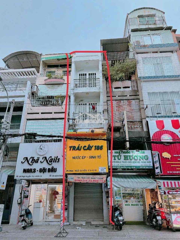Siêu phẩm mt đường ngô quyền quận 10 - giá: 8,2tỷ/28,3m2 (2,55 x 11,1)