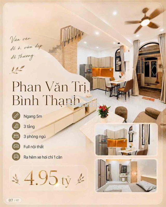 Nhà mới phan văn trị sát bên phạm văn đồng