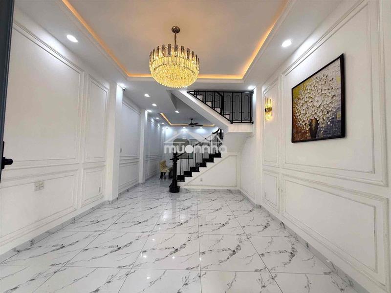 Nhà 3 lầu 4.5x15 khu nhà lầu đồng bộ full nội thất