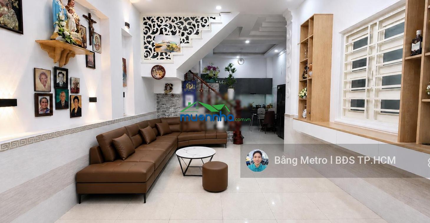 Chủ gấp bán.! nhà 4 tầng ngang 5m, hxh 50m2, 4pn full ban công, tt tân thới hiệp, chỉ 5.6 tỷ (tl) - 4