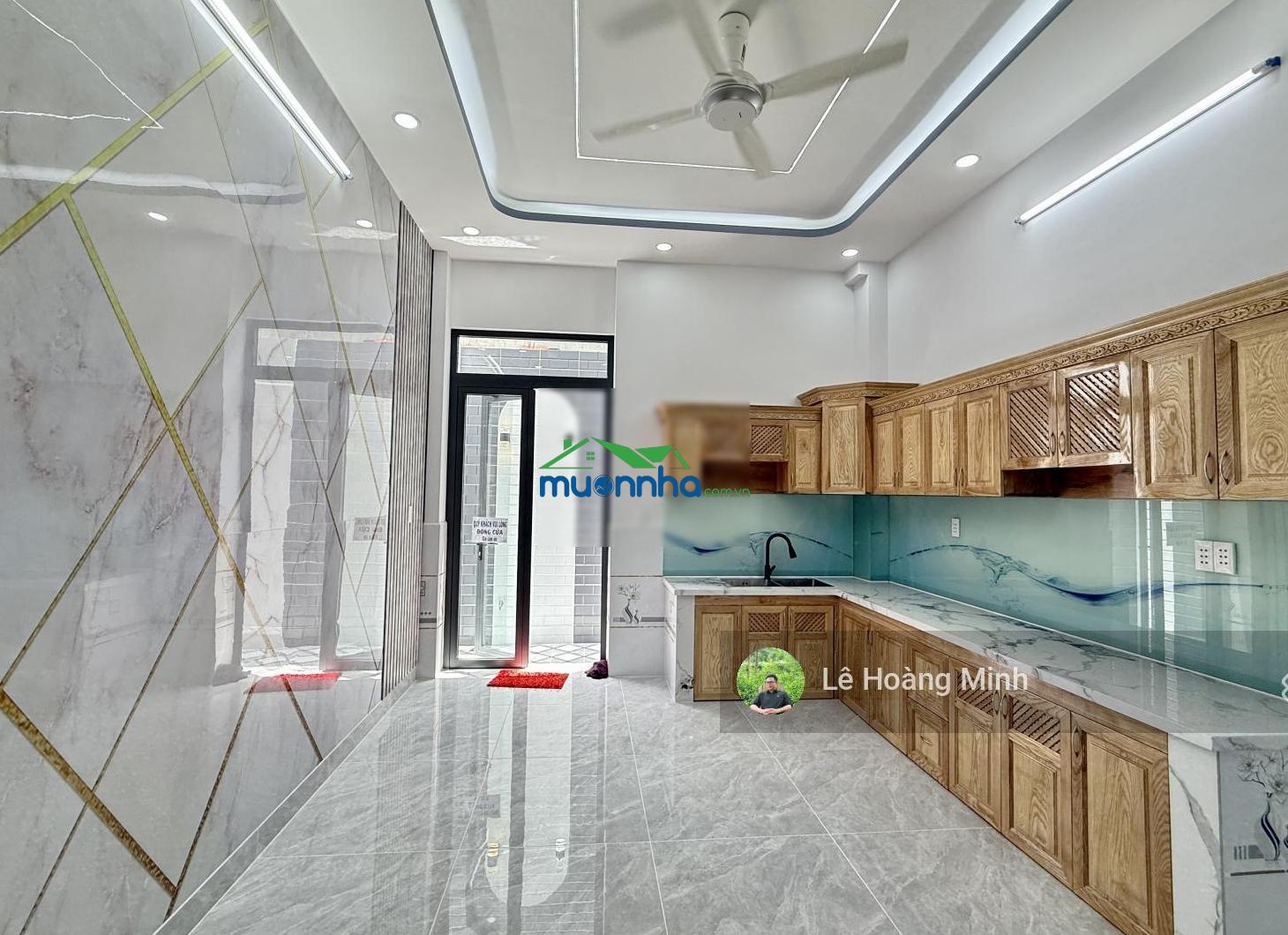 Nhà phố 4m x 16m. đúc 3 lầu 1/ ngắn hẻm 5m chung thị minh (ht31) - 2