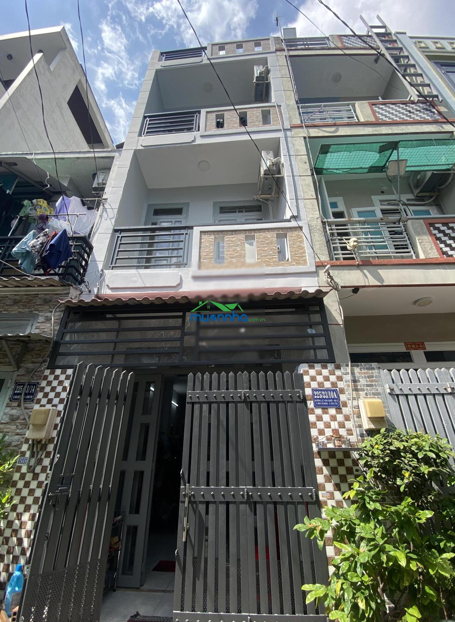 Cực tốt 3,86 tỷ - 3 tầng đúc kiên cố - cách 10m ra hxh lê văn quới - sát bốn xã - 2
