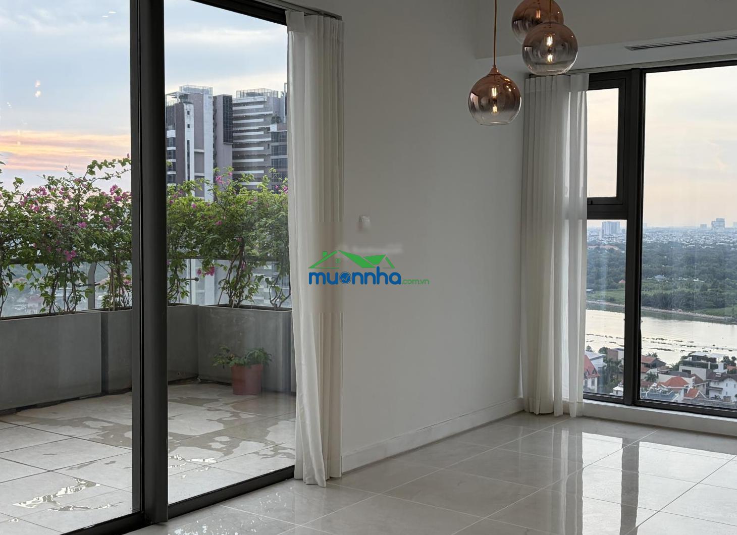 Bán căn hộ duplex thông tầng, gateway thảo điền, 246m2, 3pn, view sông & landmark, giá 45 tỷ all in