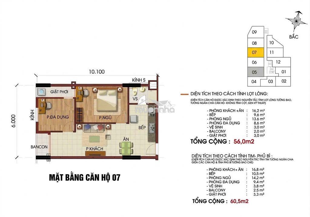 Bán căn hộ cc khang gia chánh hưng tầng 10 view đẹp - kèm nội thất. - 2