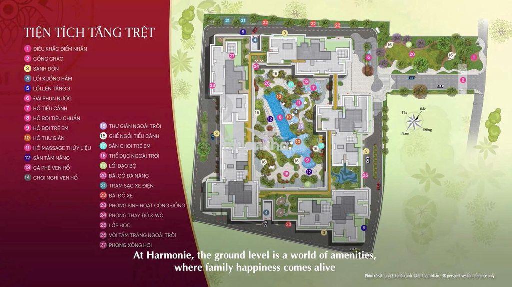 🔥 Chỉ từ 600 triệu sở hữu ngay căn hộ 2pn the harmonie phú mỹ hưng - 3