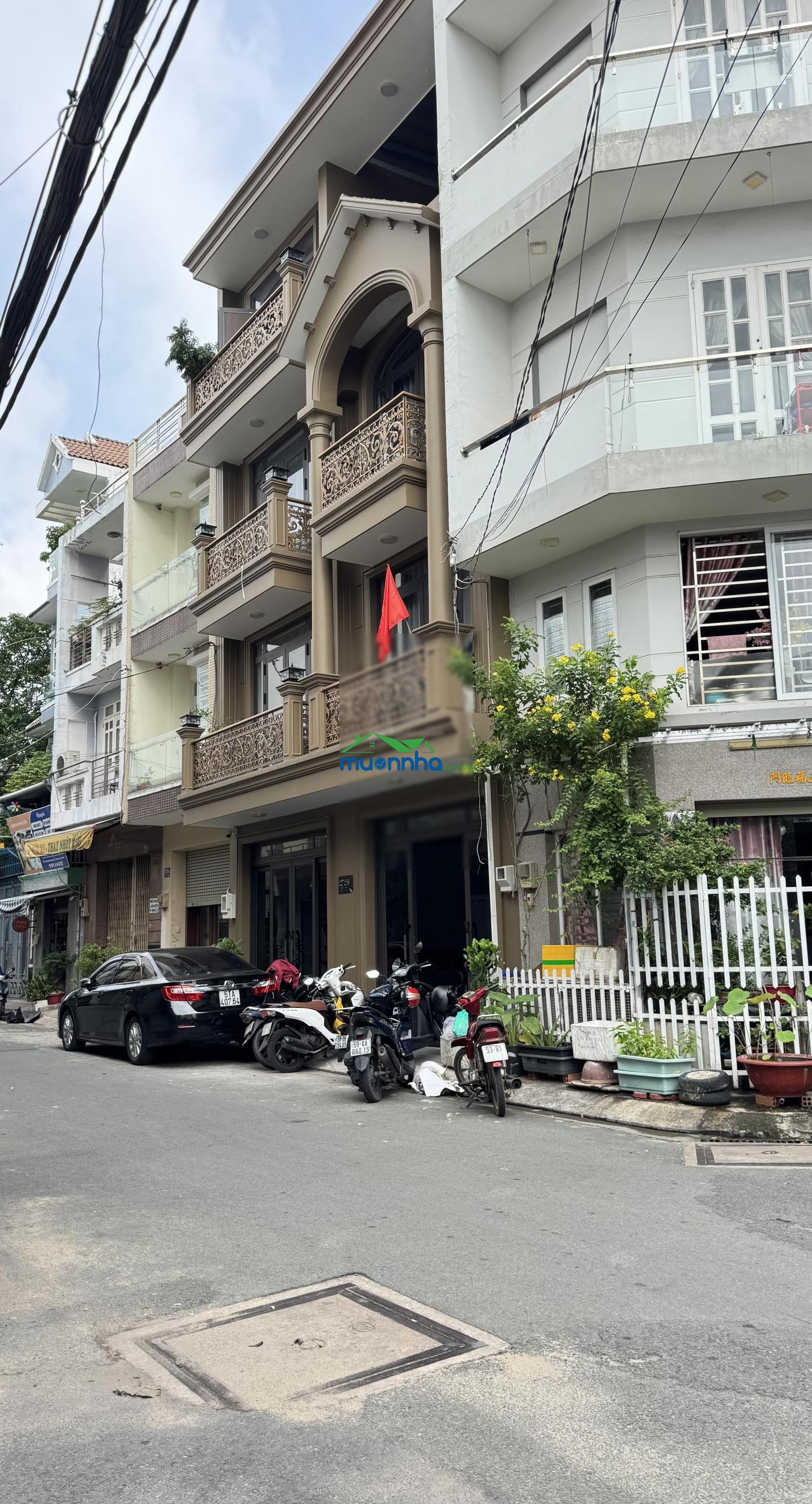 Hẻm 8m bàn cờ khu phân lô đẹp lê thúc hoạch - ở - kinh doanh - đang cho thuê 9 triệu/tháng - 6,25 t - 3