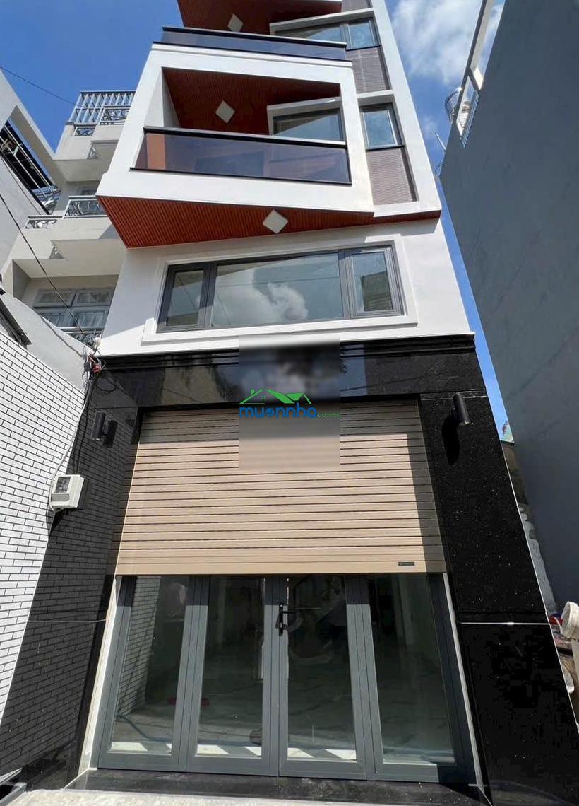 Bán nhà bình thạnh - dt 60m² - gần chợ bà chiểu - trệt lửng 2 lầu sân thượng - 3