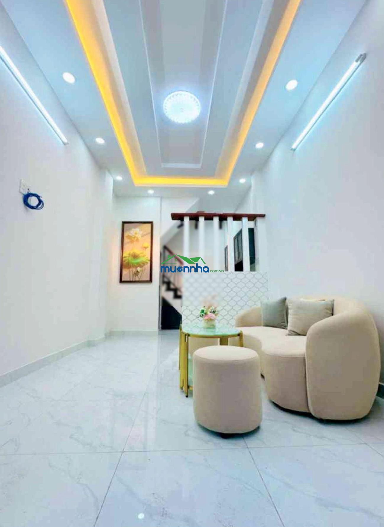 Bán nhà đường âu duơng lân phường 3 quận 8 - 4tầng btct hoàn công đủ - 2 pn master - full nội thất - 4