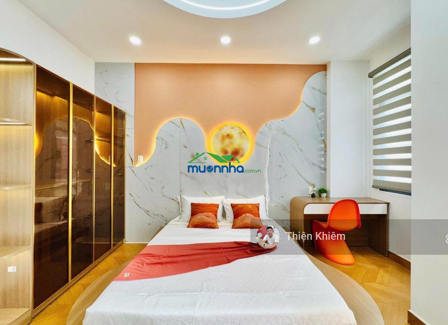 Nhà bán đường 8m oto thông phan huy ích - p.12 - gò vấp - 4m x 17m - 4 lầu xây mới - 3
