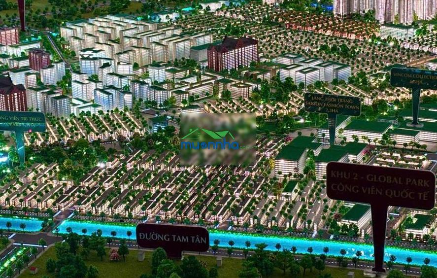 Nhà phố liền kề 4 tầng giáp công viên, dts 144.2m2, sát trục chính 39m, đường rộng 13m - 2