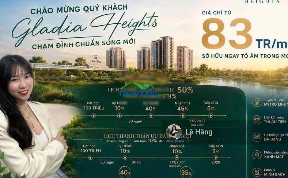 Gladia heights khang điền và keppel land giá chỉ từ 83tr/m2 - 4