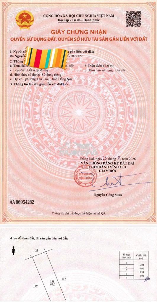 Đất giá rẻ hẻm nguyễn ái quốc, ngay chợ tân phong, cv dương tử giang - 2