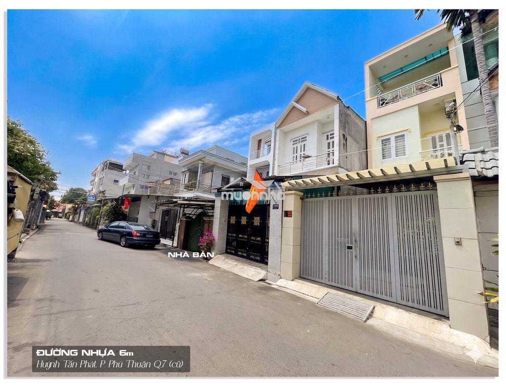 Chỉ 60 triệu/m2, 4,3x37m (160m2) đường nhựa 6m huỳnh tấn phát q.7 - 2