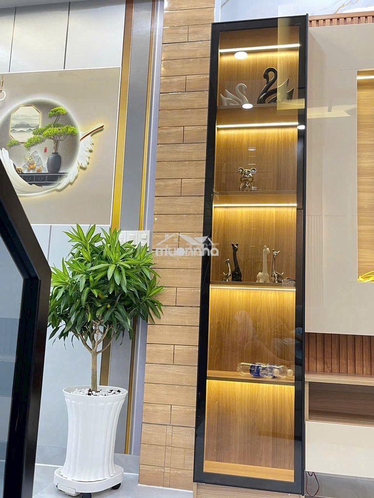 Cho thuê nhà mới full nt 17 triệu ,4m x 14m, 4 lầu, hẻm 5m lê đình cẩn - 4