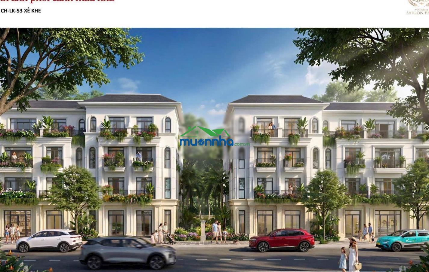 Nhà phố liền kề gần góc giá tốt, chiết khấu 19%, vay 70%, htls 5 năm, vốn 972tr là sở hữu ngay - 4