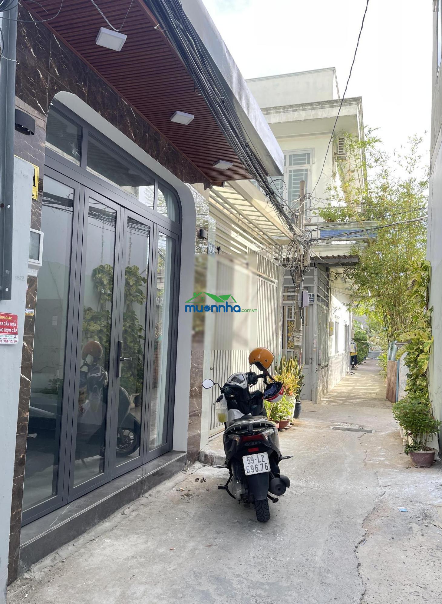 Bán nhà mới đẹp vào ở ngay htp q7 - dt sàn 60m2 2pn có phòng dưới trệt giá chỉ hơn 100tr/m2 - 3