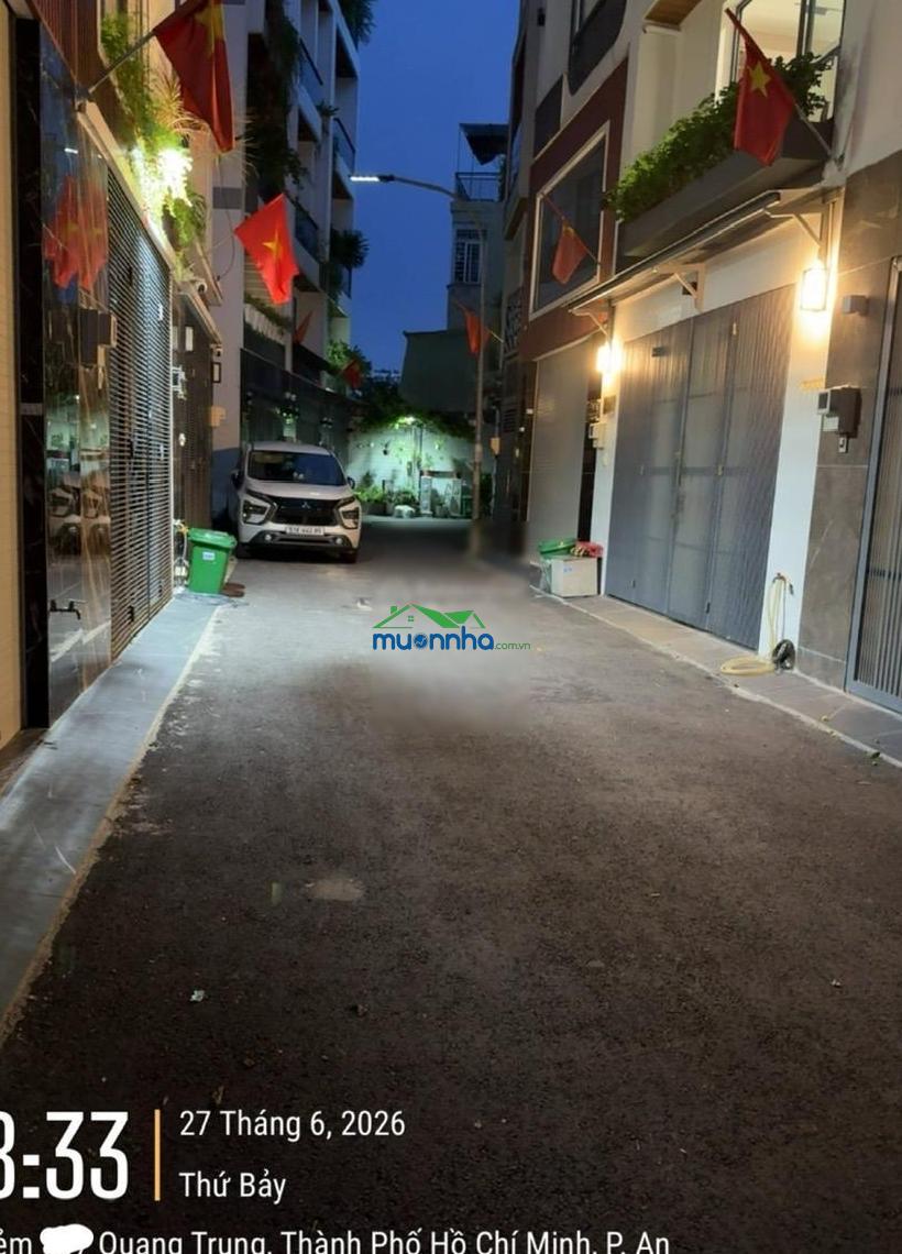 Hxh 1 sẹc vào nhà-khu phân lô đồng bộ-ko qh-ko giới-47m²-5 tầng-quang trung p8 gv-chỉ 7,65 tỷ tl - 3