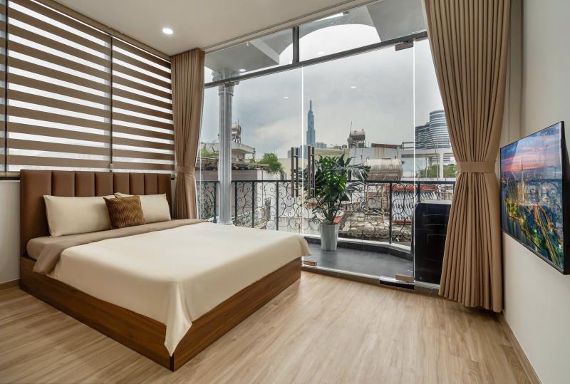Cho thuê căn hộ studio mới 100% gần ngã tư hàng xanh, nguyễn gia trí
