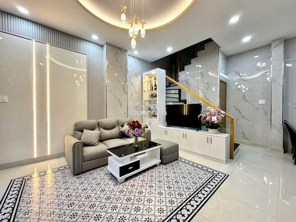 Nhà đẹp p. gia định- hxh 7c - 5 tầng btct vào ở ngay. giá 8,6 tỷ tl - 2