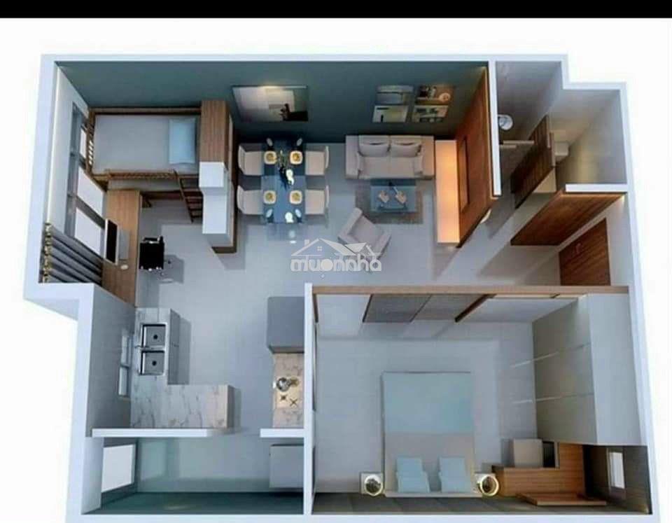 Bán căn ehome 3 sẵn sổ hồng 1pn, 1wc,50m2 giá 2,090 tỷ có thương lượng - 2