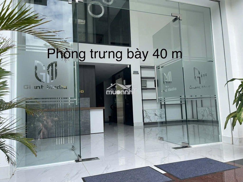 Cho thuê toà nhà văn phòng thạnh mỹ lợi 1200m2 xây dựng, 6 tầng 1 hầm - 3