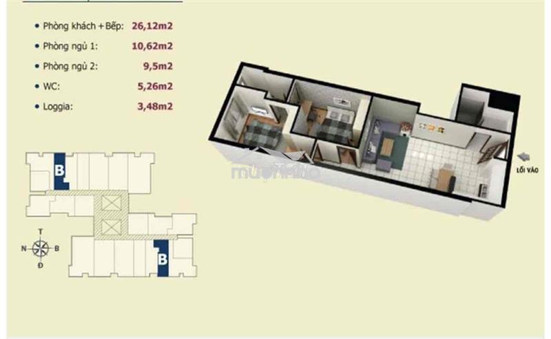 E cư dân bán gấp căn võ đình 2 pn sẵn sổ giá 1990 bớt lộc
