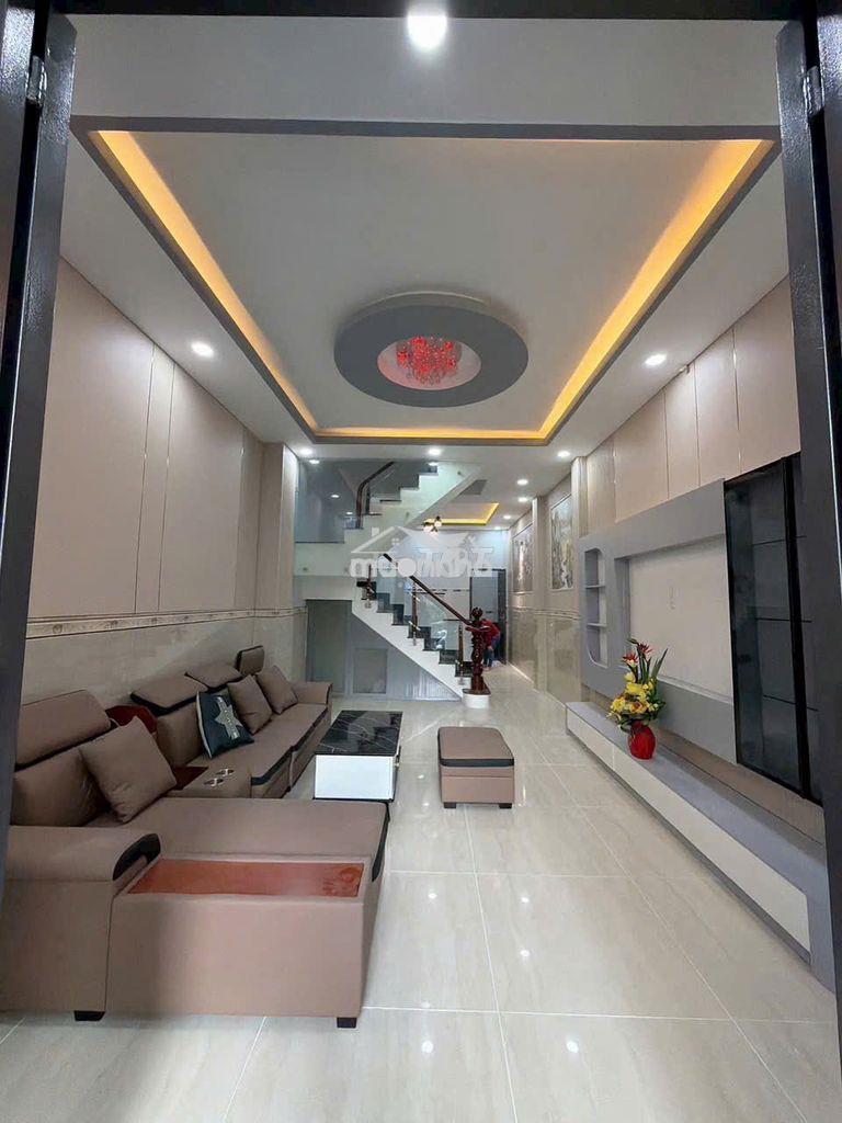 Nhà mới đẹp, hẻm xe hơi 8m, gần chợ minh phát q12 - 3