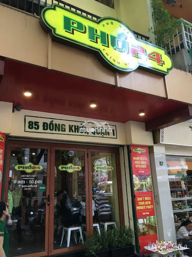 Cho thuê nhà mặt tiền số 85 đường đồng khởi, phường bến nghé, quận 1 - 2