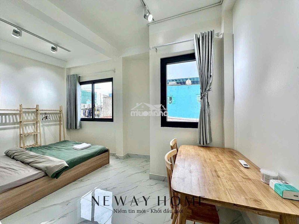 Căn hộ studio cửa sổ thoáng full nội thất có máy giặt riêng mới keng - 2
