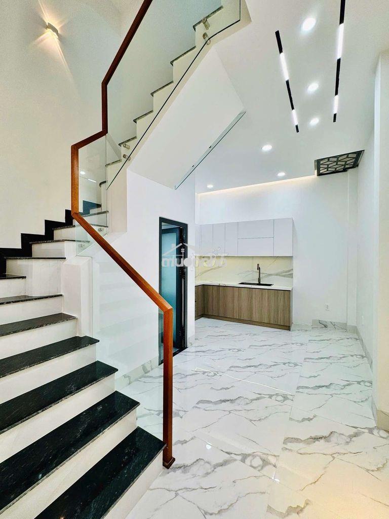 Hxh đỗ cửa ngay lotte mart nguyễn văn lượng - gò vấp - 42m2 x 3 tầng - 4