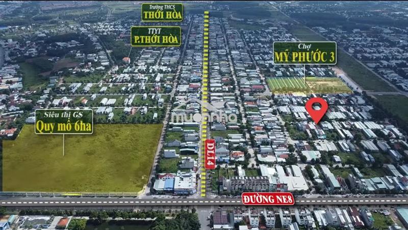 Bán gấp 2 dãy nhà trọ 10 phòng + 2 ki-ốt tại mỹ phước 3, bến cát, bd