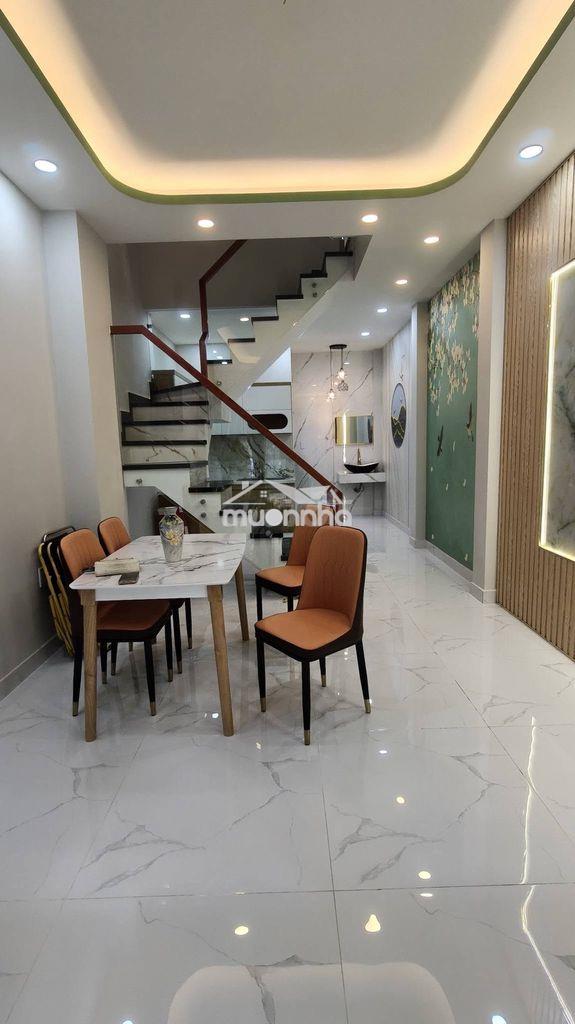 Nhà mới 4 tầng- hẻm xe hơi phú thọ hòa- gần 50m2-6ty tl - 2