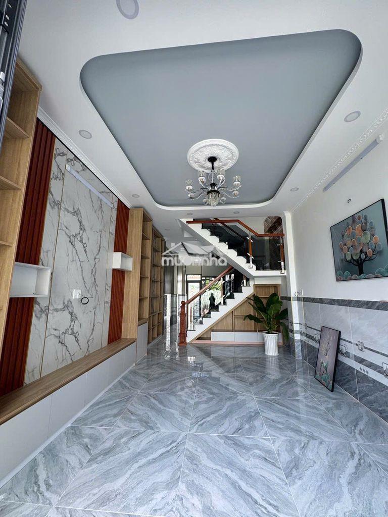 Bán nhà sổ hồng riêng mới xây 1 trệt 1 lầu , thới tam thôn, hóc môn - 3