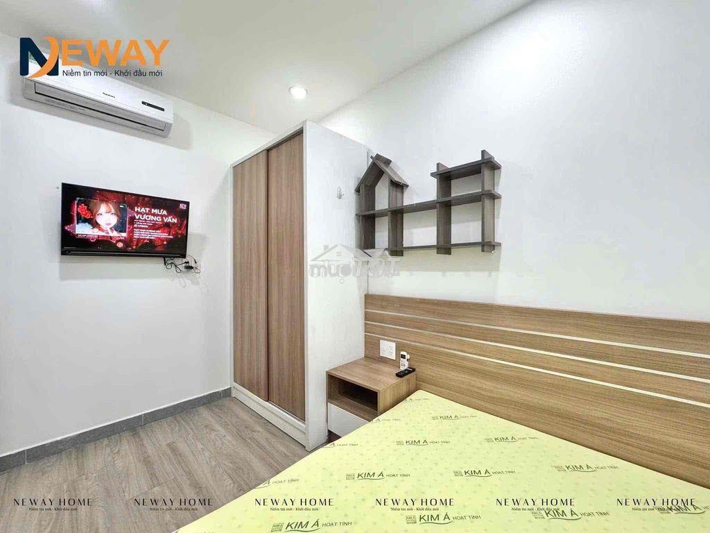 Căn hộ 1pn ban công, cửa sổ thoáng có máy giặt riêng gần cầu vượt hht - 4