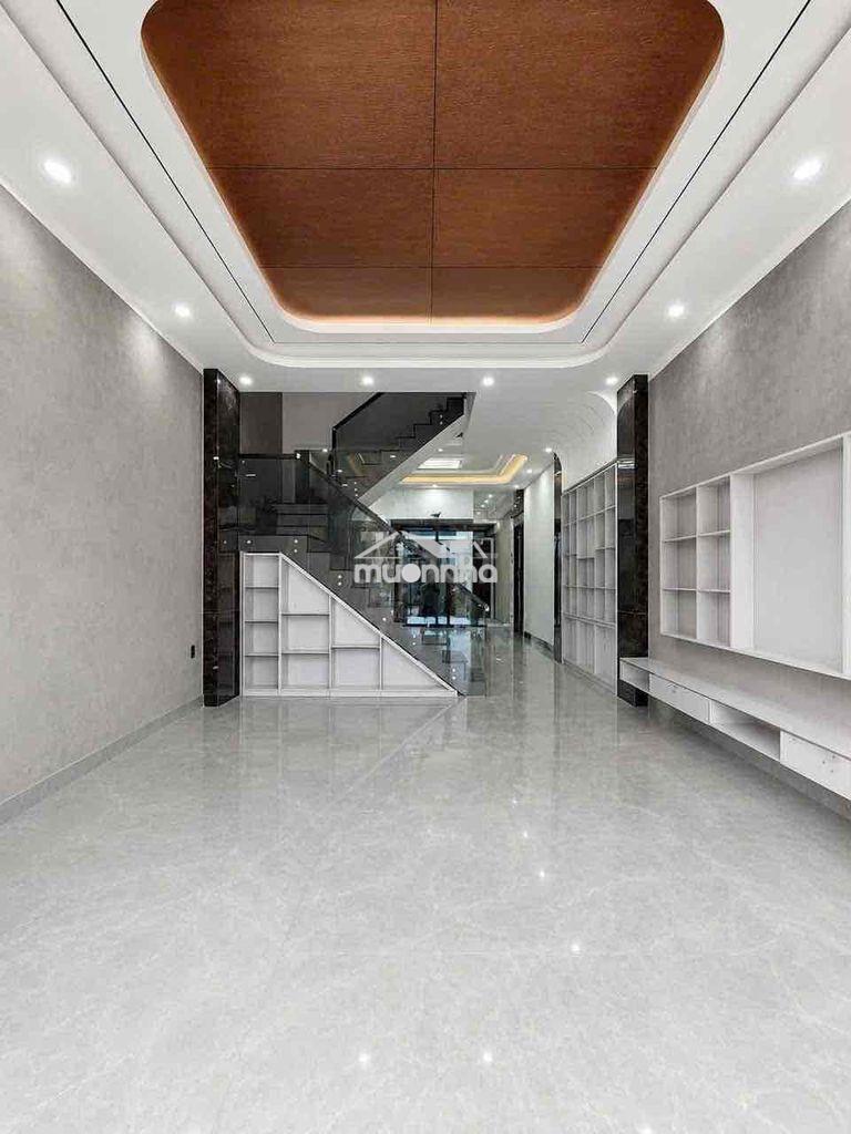 Bán nhà xây mới 110m2, 3 lầu hoàn công, 4pn. đường nhựa 5m - 2